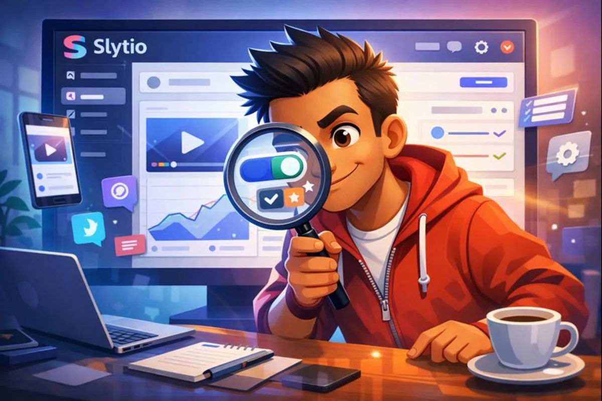 Quand un regard neuf change tout : comment Nelson a aidé à faire évoluer l’interface de Slytio